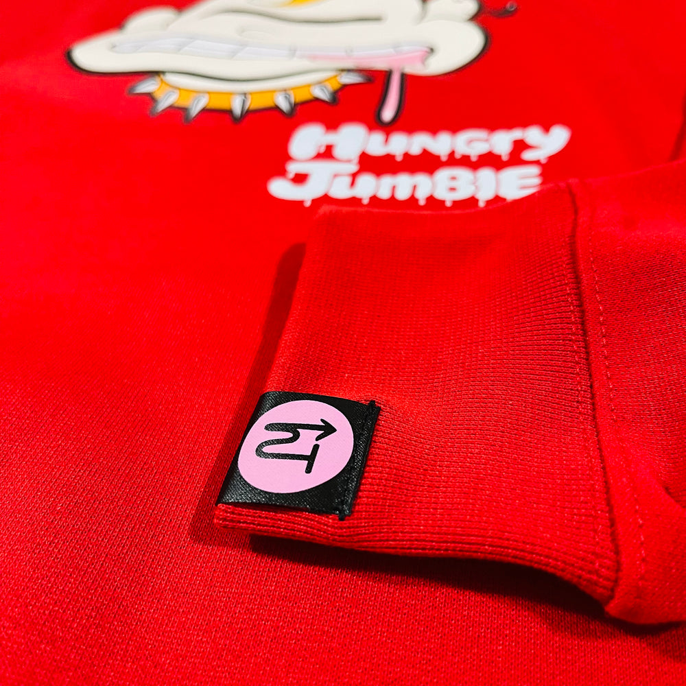 huNGry JumBlE CLASSIC SWEAT TOPS RED(HUNGRY TOM)