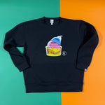 huNGry JumBlE CLASSIC SWEAT TOPS BLACK(MELTY ICEE'S)